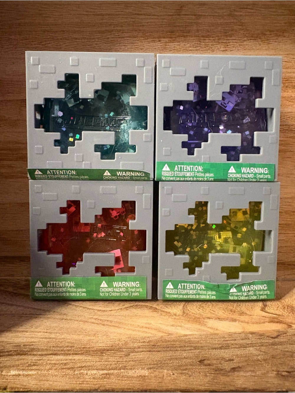 Viral Minecraft Jelly Cubes - bundle of 4